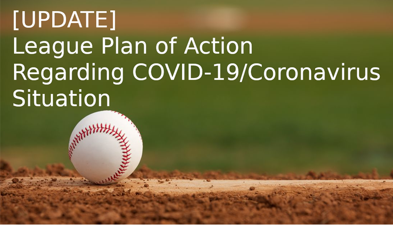 League Plan of Action- COVID-19/Coronavirus Situation