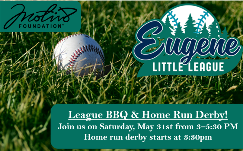 BBQ & Home Run Derby on May 31st